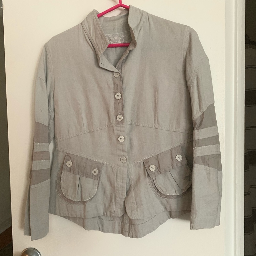 Lightweight patch work jacket/blazer